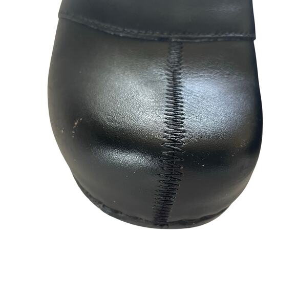 Dansko Black Leather Mary Jane Work Nursing Shoes size EU 37 - Picture 3 of 12